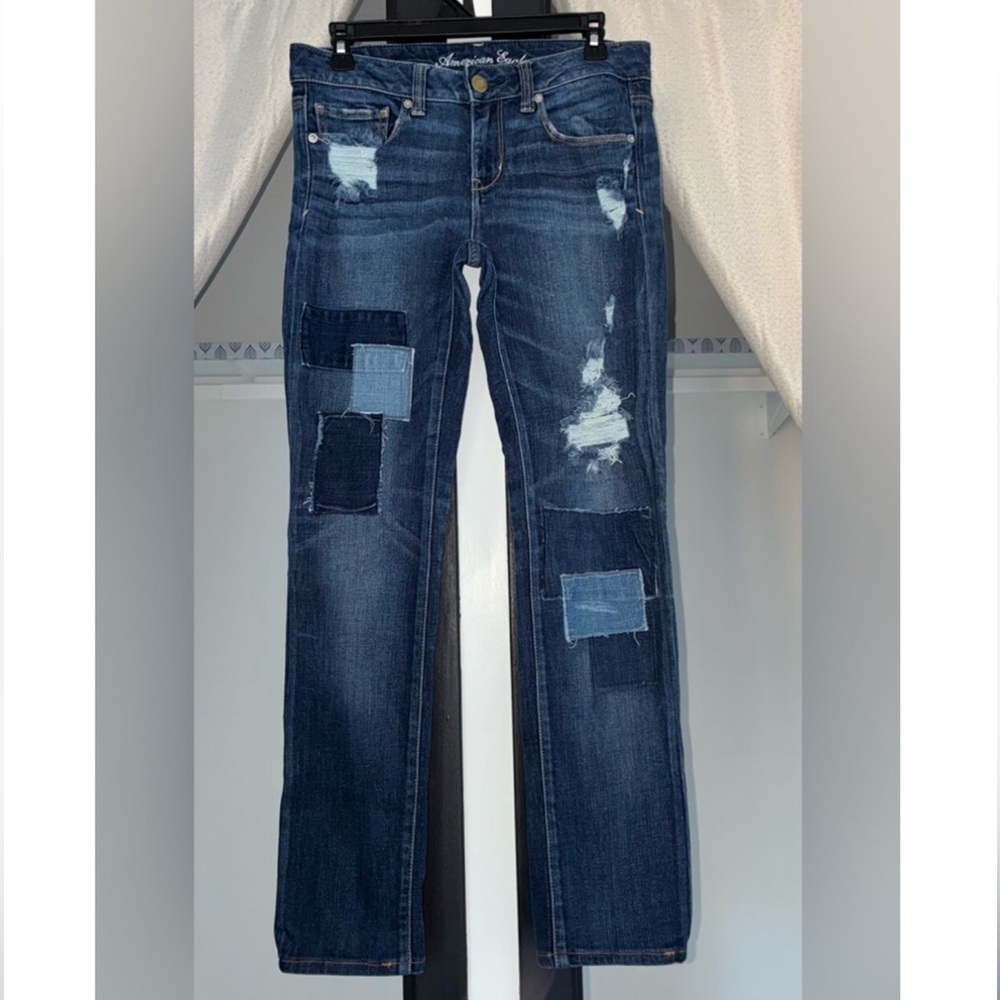 AE - Patchwork Skinny Jeans